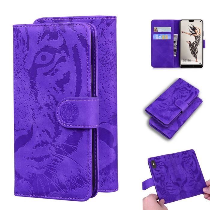 Coque Silicone Huawei P20 Pro - Violet Foncé, Protection Caméra, Neuf