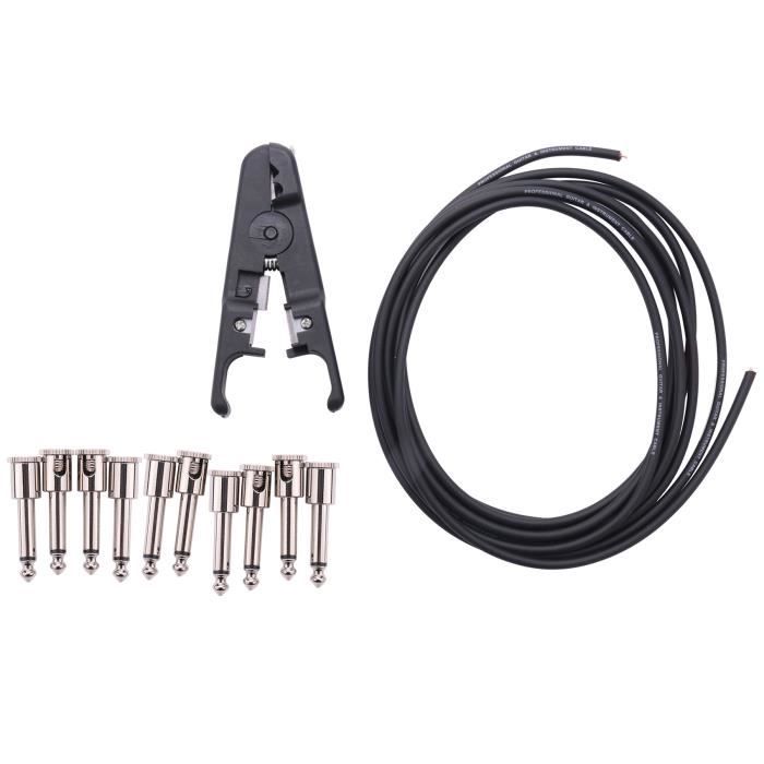 RAN câble de correction de guitare 32 x 1 3 pièces câbles de pédale d