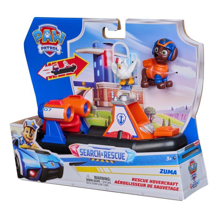 Véhicule et figurine - Zuma - Search & Rescue - La PatPatrouille