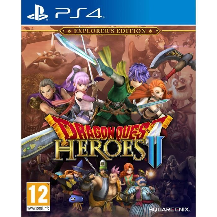 Jeu vidéo DRAGON QUEST HEROES 2 EXPLORER' EDITION PS4 Action Inclut des contenus additionnels exclusifs