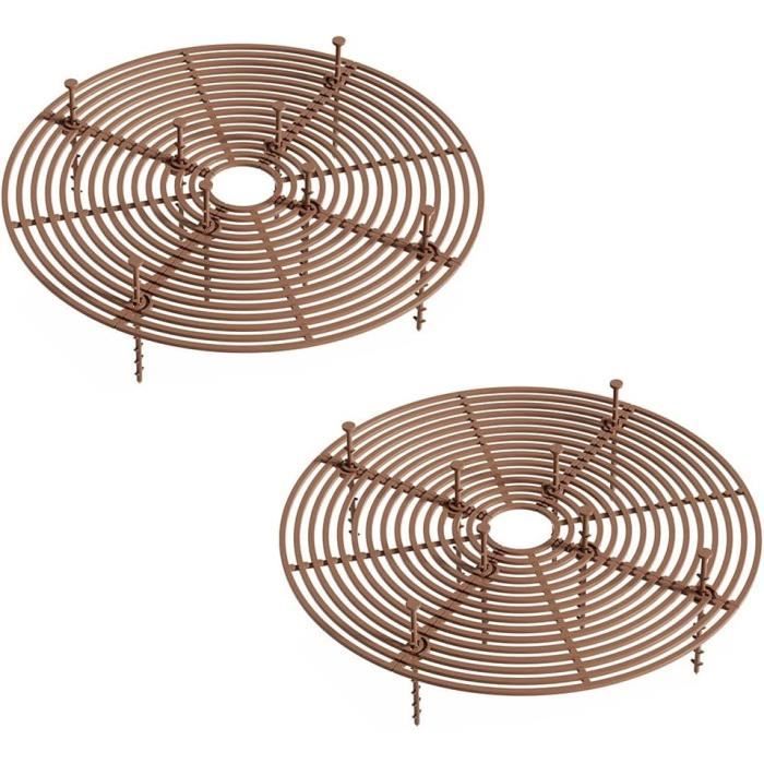 Grille de refroidissement - GOTOTOP - Fer - 43x28x5 cm - Résistant à la