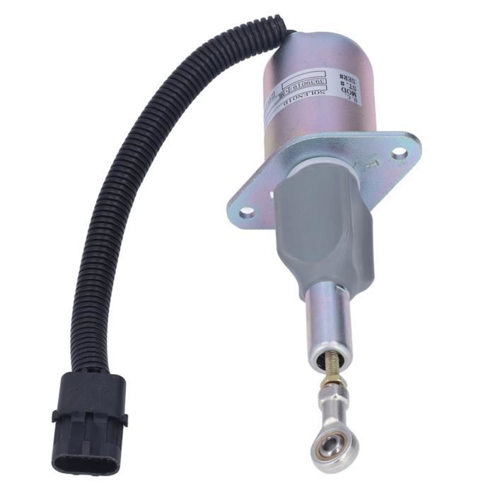 Électrovanne d'extinction, 1503ES-12S5SUC5S électrovanne d'arrêt d'arrêt accessoires d'excavatrice 12 V adaptés pour YANMAR