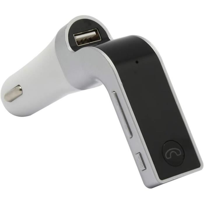 Chargeur Allume-Cigare, Lecteur Mp3 Bluetooth Mains Libres Récepteur
