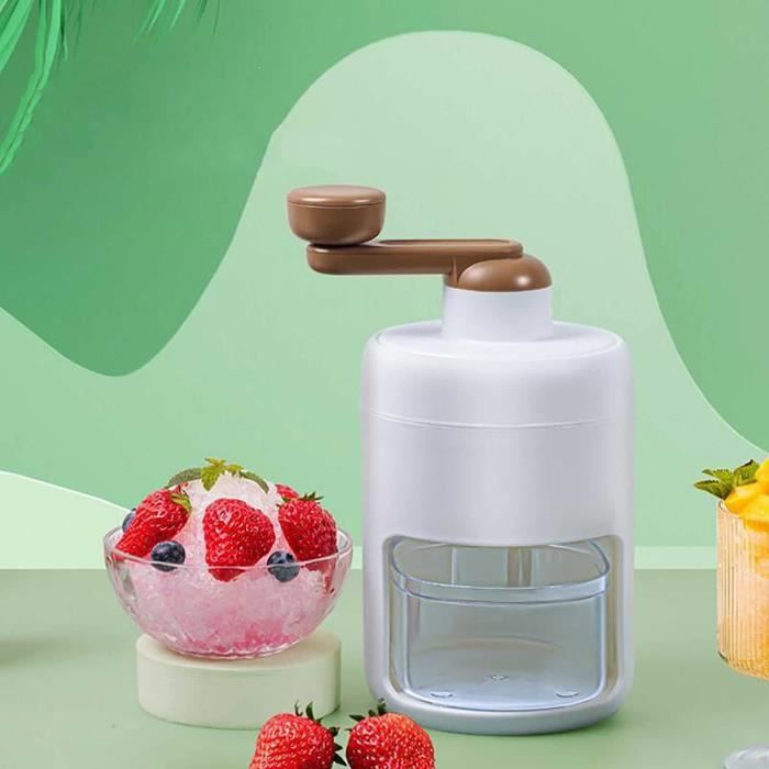 Broyeur à Glace électrique 300 W – Double Pale, Bol En Acier, Arrêt Automatique, Pour Bars Et Maison