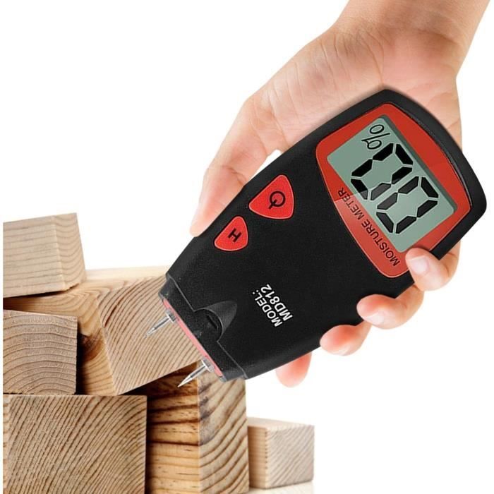 AS981 Humidimètre Numérique Sans Broche Pour Bois, Détecteur