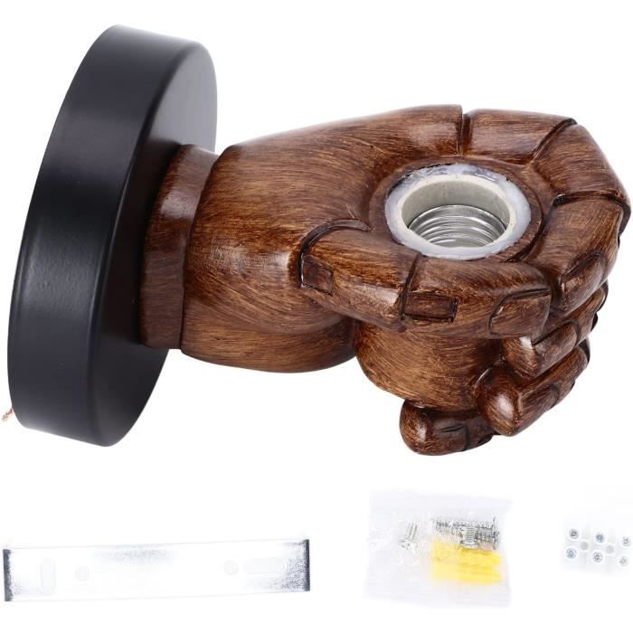 Marteau En Acier Inoxydable En Forme De Poing Avec Manche En Bois