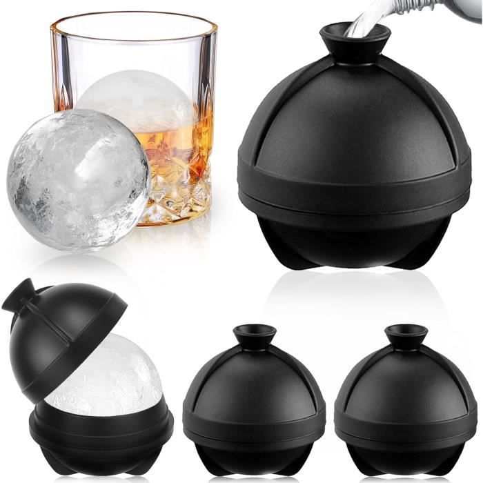 TIANYI-Moule à Glaçons Rond Avec Entonnoir,4.3x 6.5cm Grande