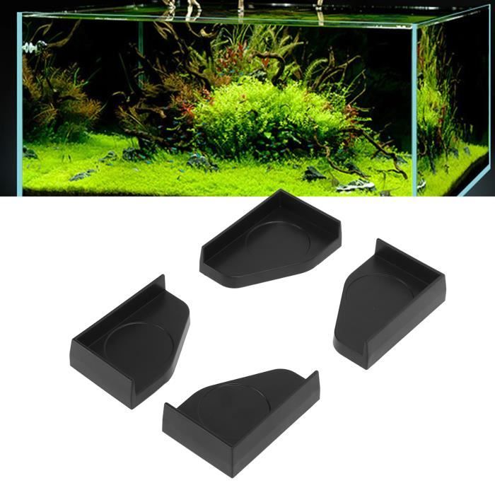 Meilleurs prix pour VGEBY support de couvercle d'angle d'aquarium Fish Tank Corner Protector Plastique Antichoc Antidérapant Aquarium Verre Angle
