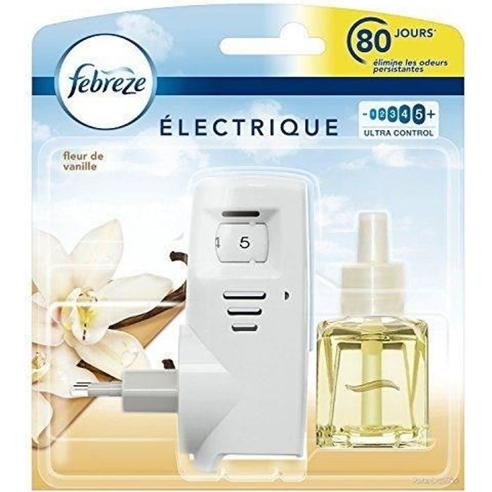 Febreze 3Volution Diffuseur Électrique de Parfum 9 x 20 ml Orchidée,  Recharge, Parfum D'intérieur et Désodorisant6 - Cdiscount Maison