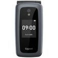 Gigaset GL7 Téléphone portable à clapet pour séniors Touche SOS gris titanium-1