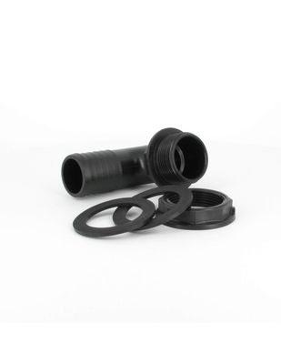 Pack Trop-Plein Cuve Eau Multicuves - Embout Coudé Ø32mm + Tuyau 2m