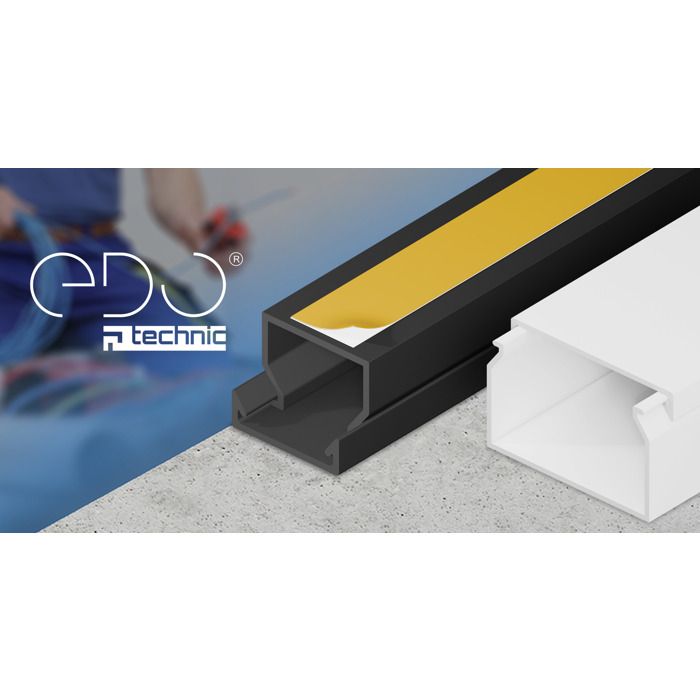Goulotte électrique - EDO Solutions Technic - EDO777759 - Blanc - 2m ...