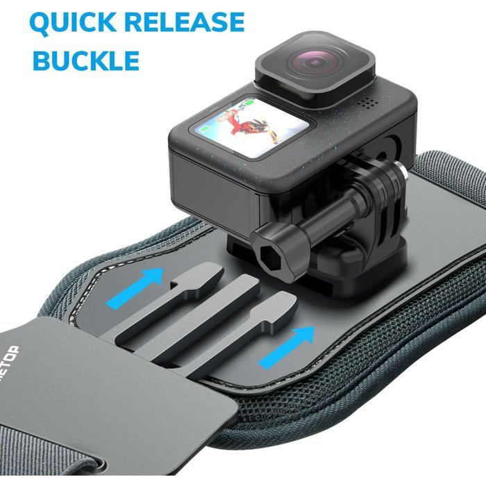 Support Harnais De Poitrine Pour Téléphone Et GoPro - Sangle Réglable - Pour Sport, Randonnée, Vélo