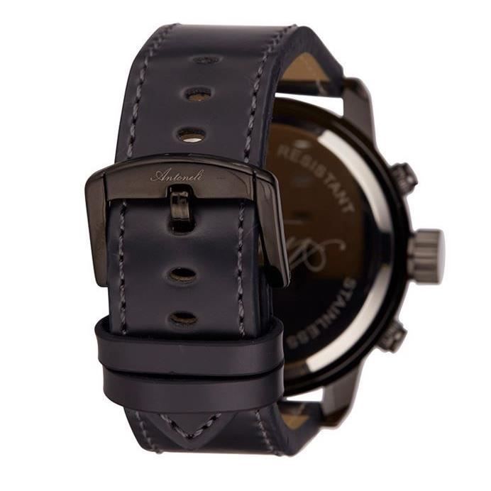 ANTONELI Montre Homme Quartz AG1901 17 noir Classique Achat
