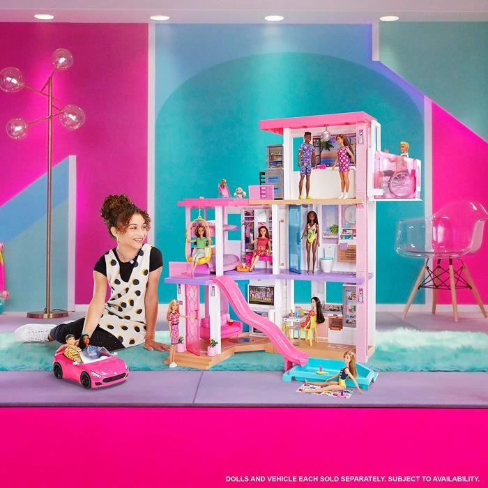 Barbie - L'Avion de Rêve avec mobilier et Rangement - Plus de 15  accessoires - 58cm - Dès 3 ans - Cdiscount Jeux - Jouets