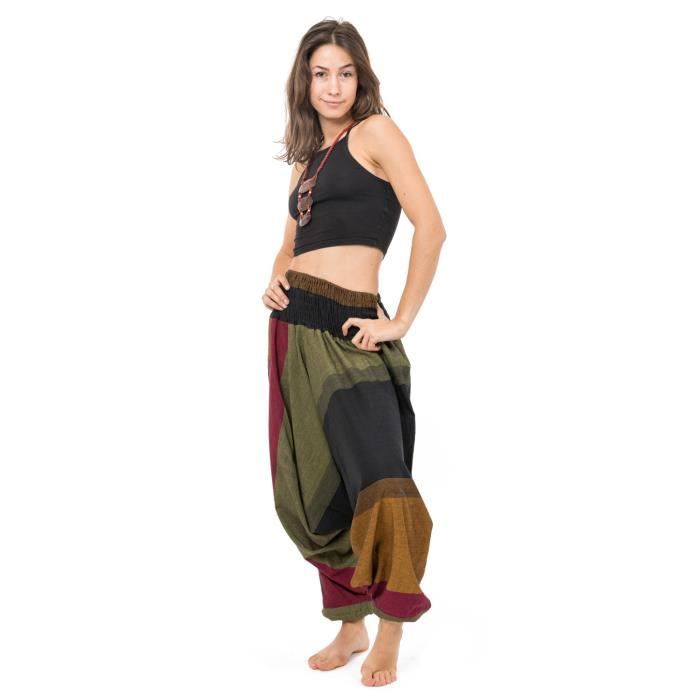 Pantalon baba cool femme Fantazia S Rouge Baggy Rouge Cdiscount Pret a Porter
