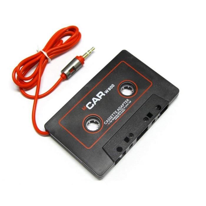 Adaptateur Cassette 3.5mm Jack AUX Voiture Audio lecteur mp3 CD iPhone sur  lecteur de cassettes audio - Cdiscount Informatique
