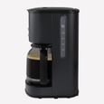 Cafetière programmable - HKOENIG - MG32 - 1,5 L (12 tasses) - 1000 W - Ecran LCD - Maintien au chaud - Noir et acier inoxydable-2