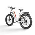Shengmilo - Vélo électrique femme 26" E-Bike - fat bike électrique - Bafang 500W - Samsung batterie Amovible 48V17.5AH 840WH - Blanc-2