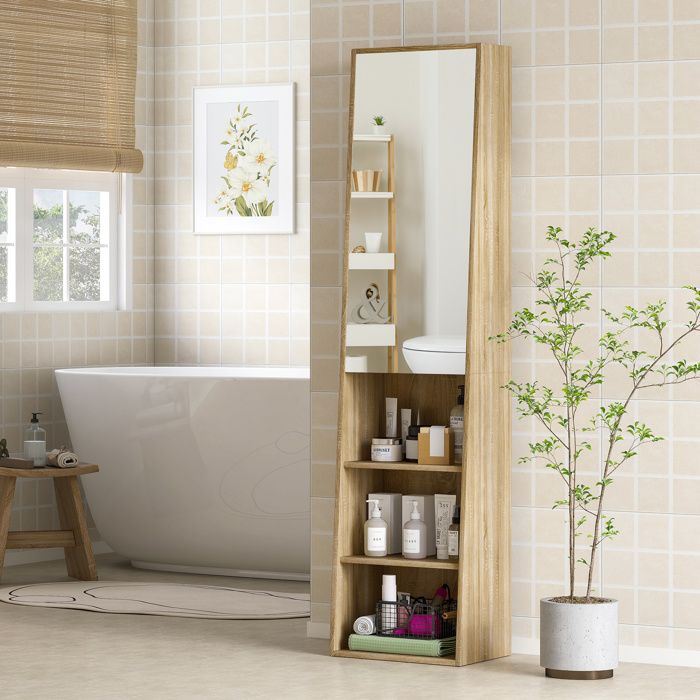 HOMCOM Meuble Colonne Salle De Bain, Meuble De Rangement