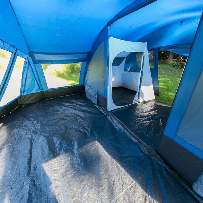 Skandika Lovund 6 16064 Tente familiale camping 6 personnes 550 x 540 c Bleu Cdiscount Sport