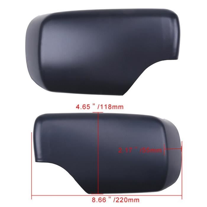 Couvercles De Rétroviseur BMW E39/E46 - Noir Carbone - Pour Berline Et Touring 1996-2005