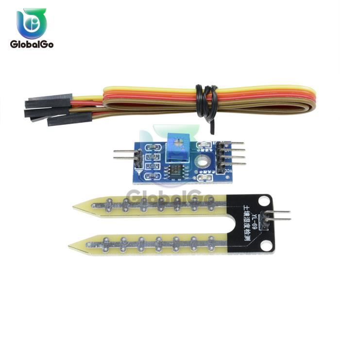 Module de détection'humidité du sol 3.3 5V, hygromètre avec sonde ...