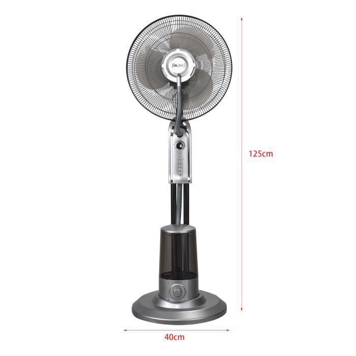 Ventilateur / Brumisateur d'air avec humidificateur F-Air (40cm / 50W)