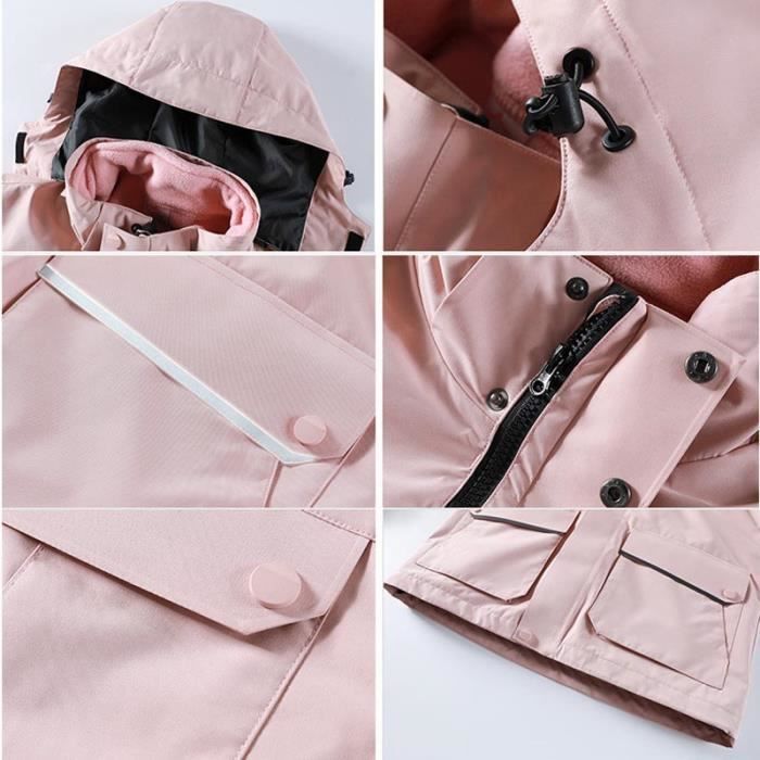 Veste Imperméable Pliable Femme Avec Capuche – Coupe-Vent Respirante, Poches, Idéale Randonnée, Camping, Voyage