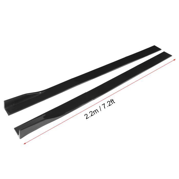 Sonew Jupes laterales Jupe Laterale Ailette Separateurs Diffuseur Brillant pour Voiture Berline Coupe 2 Portes 4 auto elargisseur Cdiscount Auto