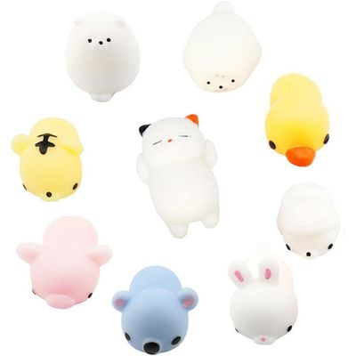 Amaza 36 Squishies Animaux Kawaii – Jouets Anti-stress En Silicone Et PU – Sac De Rangement Inclus – Taille 4-7 Cm – Cadeau Idéal Pour Enfants