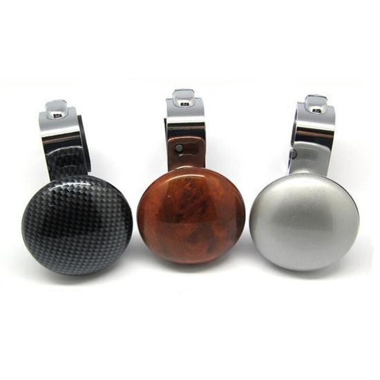 Volant Spinner /électrique Volant Boule de Voiture Volant Pliable Booster Metal Ball Assist/é /à Billes Booster Spin Bouton de Serrage Brown