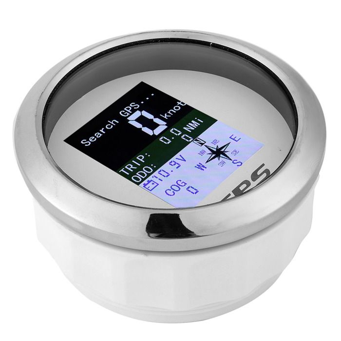 Joselin Compteur De Vitesse Numérique LED Pour Bateau – Compteur D’heures, RPM, étanche IP67, 9-32 V, Rétroéclairage Rouge – 52 Mm