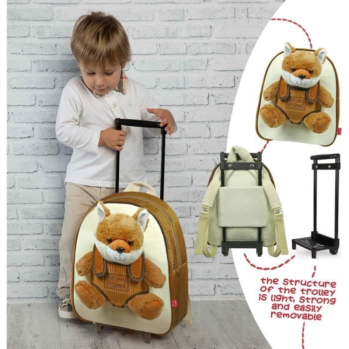 Sac a roulette maternelle garcon best sale