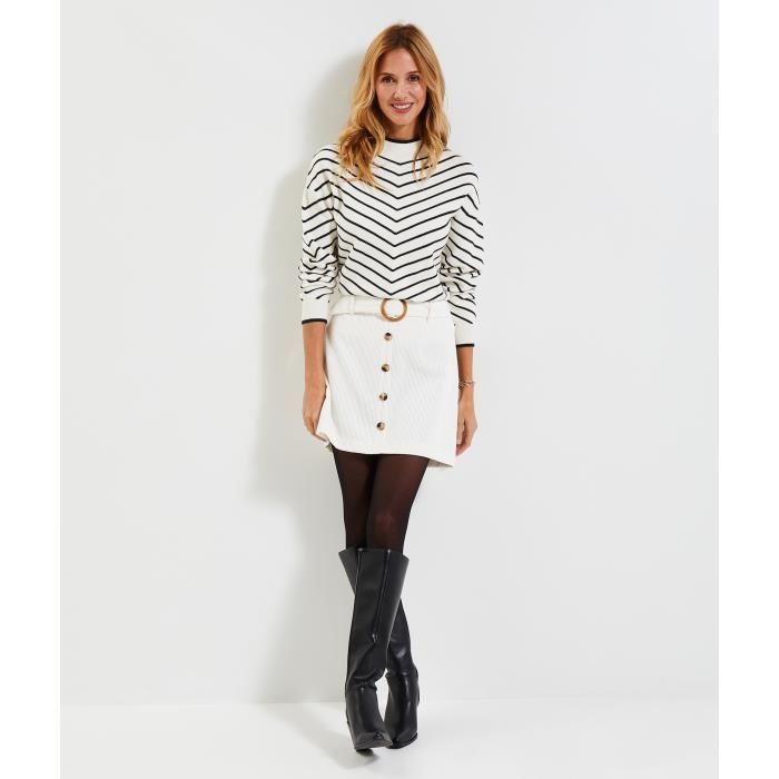 Jupe velours genoux sale