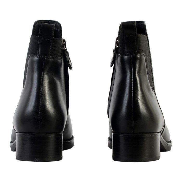 Bottines Geox D FELICITY Femme Cuir Noir Respirantes et Confortables Noir Cdiscount Chaussures