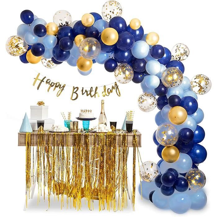 148 pièces décorations de fête du nouvel an or noir confettis ballon bonne  année ballons nouvel an réveil photo cadre photo accessoires photo -  AliExpress