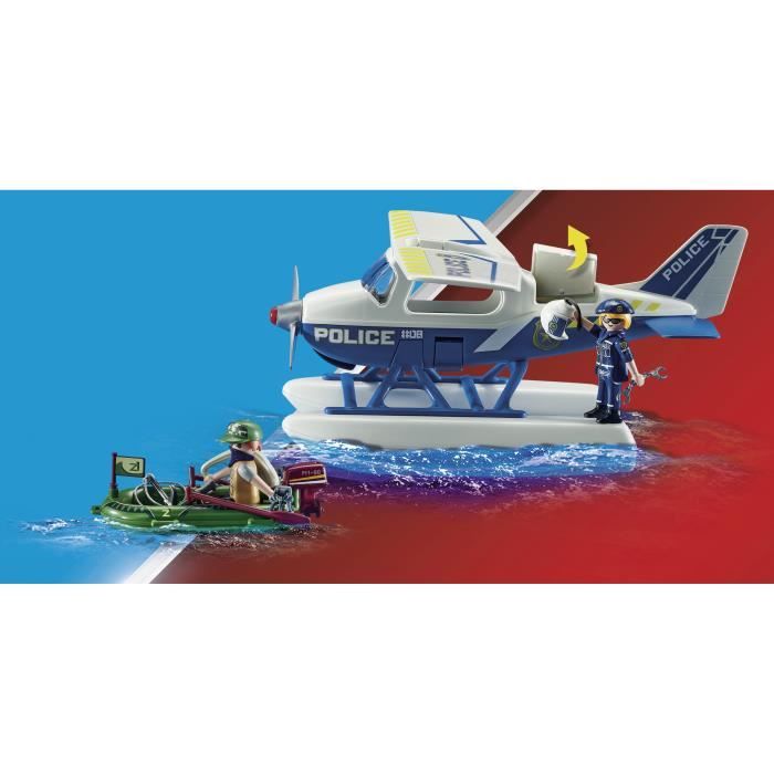 Playmobil Police Et Hydravion – Série Policiers 4445 (Occasion)