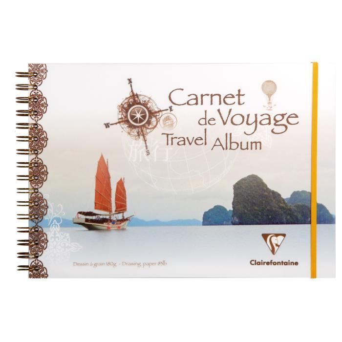 CLAIRE FONTAINE Carnet Voyage 180g A4