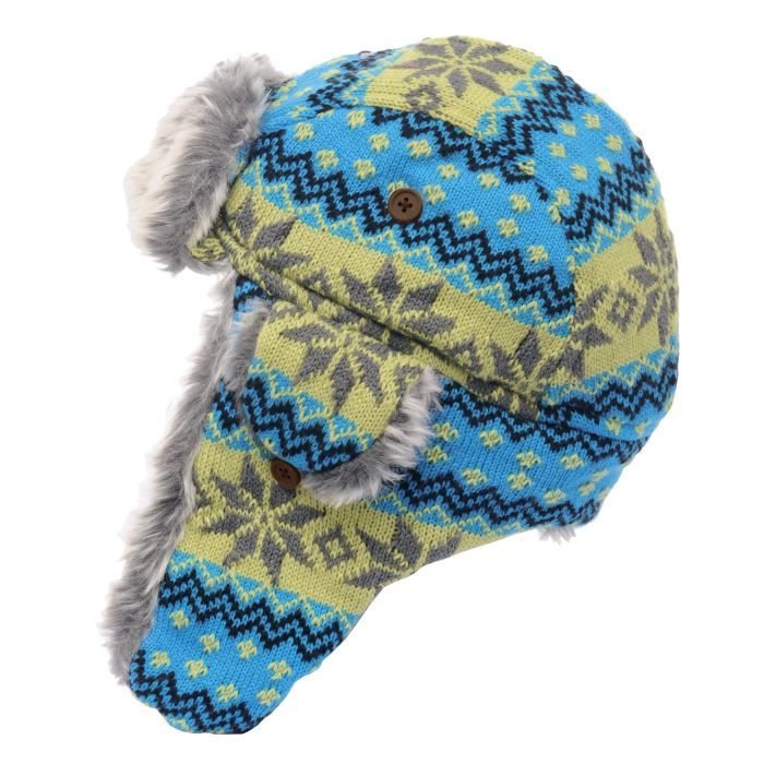YJZQ Enfant Chapka Hiver Bonnet Du Ski Pour Fille Garçon Cagoule Peluche Chaud Avec Cache Oreilles Chapeau Forme Chaton Marron Pour Bébé 5-14 Ans