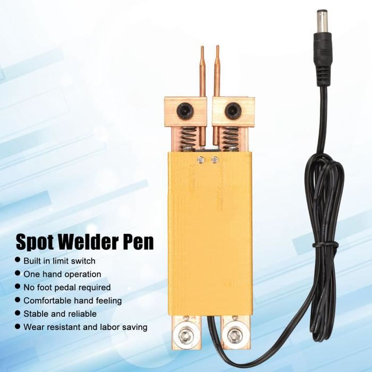 Stylo De Soudage Par Points à Batterie - Portable, Avec Aiguilles à Bille, Pour Assemblage De Batteries Ou Soudure Précise