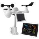 Station Météo Wi-Fi 7 en 1 - DUOKU - Écran Couleur 191,6 mm - Intérieur et Extérieur - IPX7