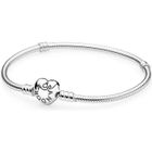 Bracelet Moments en Argent 925/1000e, Fermoir Cœur PANDORA 590719 (20 CM)