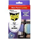 Raid Gel Anti-Mites, Senteur Lavande, Maxi Pack, Pack de 6