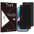 Tikawi x2 Verres trempés Anti Espion 9H Iphone 14 (6.1') Protection Haute résistance - [Anti-traces] - Film de protection x2