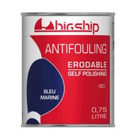 BIGSHIP Antifouling erodable Bleu marine 0,75L - Antifouling - Erodable et semi