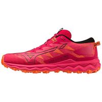 Chaussures de course pour femme - MIZUNO - Wave Daichi 7 GTX W - Rouge - Gris