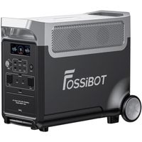 FOSSiBOT F3600 Centrale Électrique Portable, Batterie LiFePO4 3840Wh, Sortie CA 3600W, Recharge Complète en 1,5 Heure