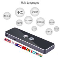 Traducteur multilingue de discours en temps réel intelligent d'interprète intelligent de poche de Bluetooth 2.4G -XIF