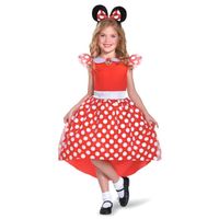 Déguisement Minnie Mouse rouge classique fille